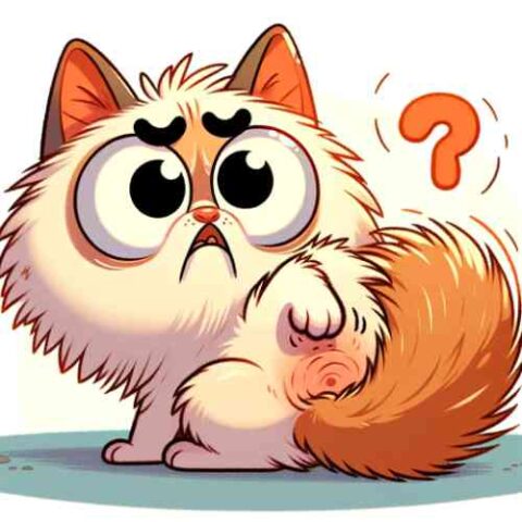 Anal glands in a cat - What if they are inflamed?