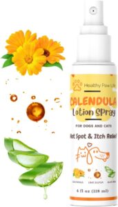 calendula spray will ease the pain of a bee sting in cats