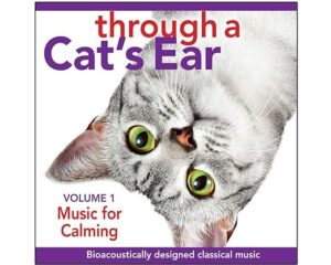 cd with relaxing music for cats.