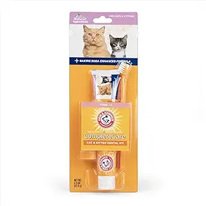 Toothpaste and toothbrush for pets